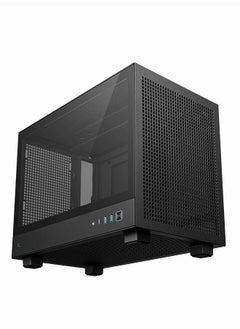 DEEPCOOL DEEPCOOL Mini-ITX Computer Case, for ITX Motherboard | Portable | High Air Flow | Excellent Exhaust, Tempered Glass | CH160 | Black  - Image 1