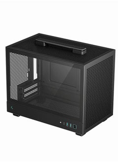 DEEPCOOL DEEPCOOL Mini-ITX Computer Case, for ITX Motherboard | Portable | High Air Flow | Excellent Exhaust, Tempered Glass | CH160 | Black  - Image 2