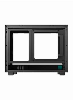 DEEPCOOL DEEPCOOL Mini-ITX Computer Case, for ITX Motherboard | Portable | High Air Flow | Excellent Exhaust, Tempered Glass | CH160 | Black  - Image 3