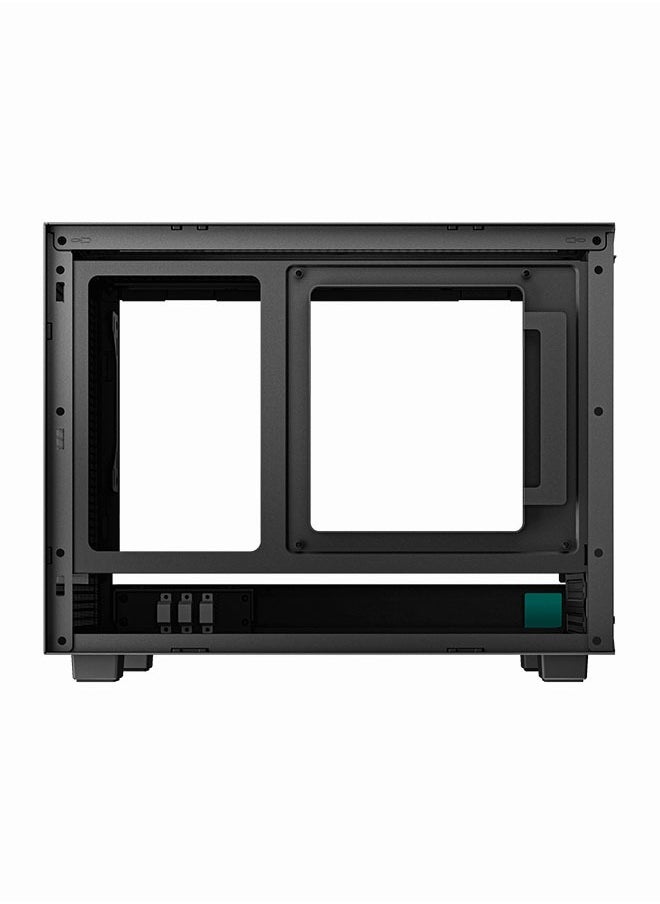 DEEPCOOL DEEPCOOL Mini-ITX Computer Case, for ITX Motherboard | Portable | High Air Flow | Excellent Exhaust, Tempered Glass | CH160 | Black  - Image 3