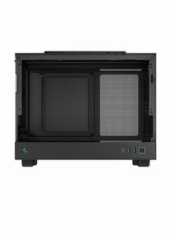 DEEPCOOL DEEPCOOL Mini-ITX Computer Case, for ITX Motherboard | Portable | High Air Flow | Excellent Exhaust, Tempered Glass | CH160 | Black  - Image 4