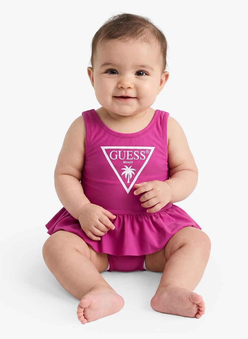 GUESS Infant Logo One Piece Swimsuit - Image 4