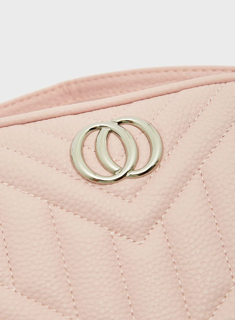 ELLA Zig Zag Quilted Cross Body Bag