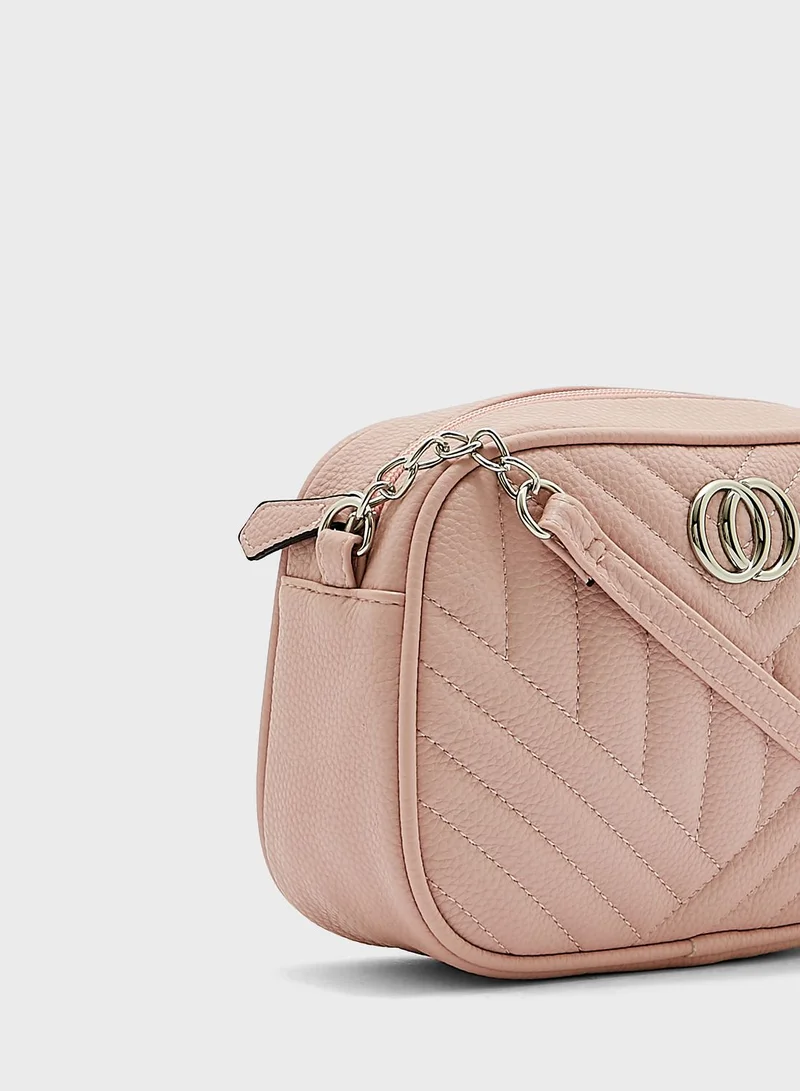 ELLA Zig Zag Quilted Cross Body Bag