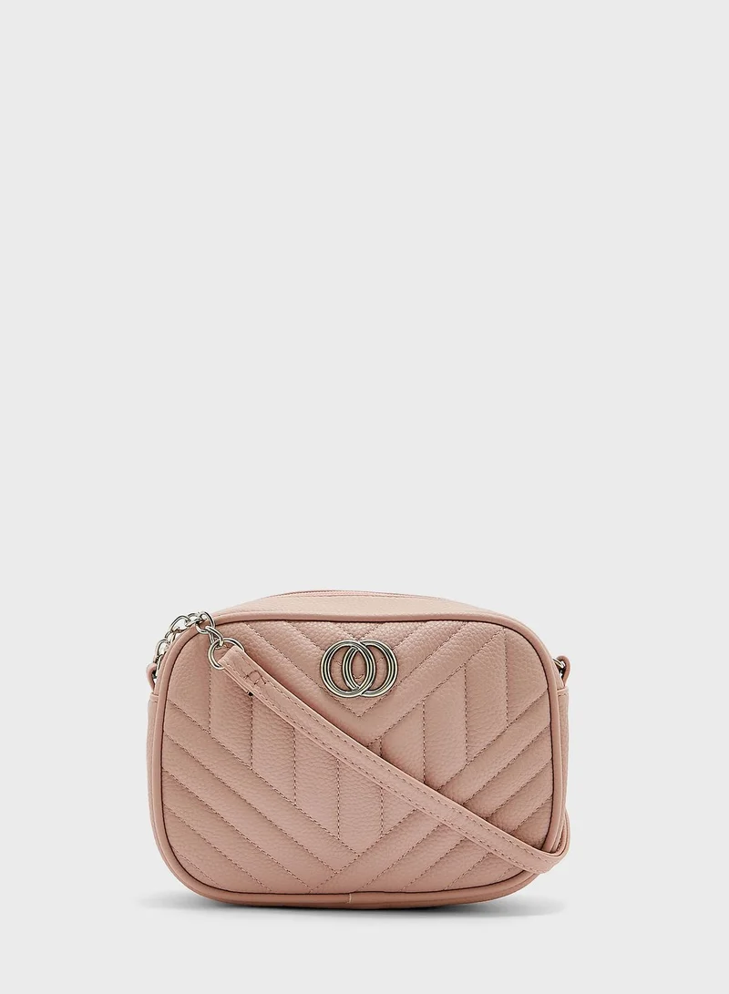 ELLA Zig Zag Quilted Cross Body Bag