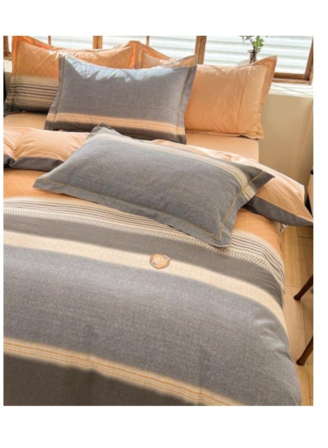 Fitted Sheet Style — French High-End 60 Thread Pure Cotton Embroidered Bedding Four Piece Set - Image 2