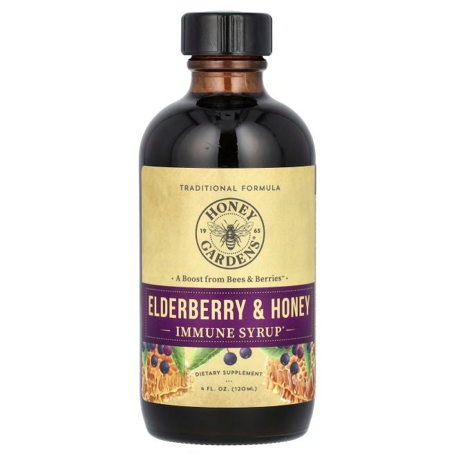 ZAND Immune Syrup Elderberry & Honey 4 fl oz (120 ml) - Image 1