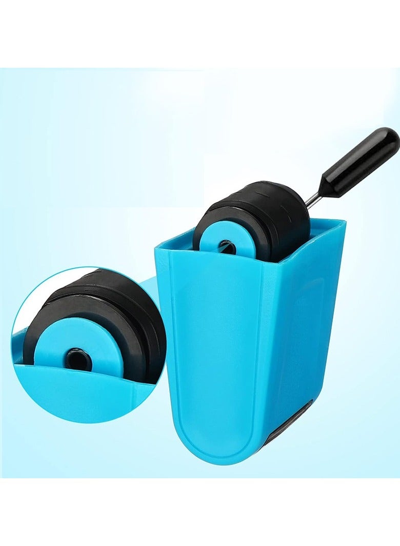 CMGTYYD Handwriting Lines Practice Roller Stamp Self Inking Line Rolling Stamps Teacher Stamps Sentence Strips Handwriting Practice for Kids Teachers Adults Classroom Home Office (Light Blue) - Image 3