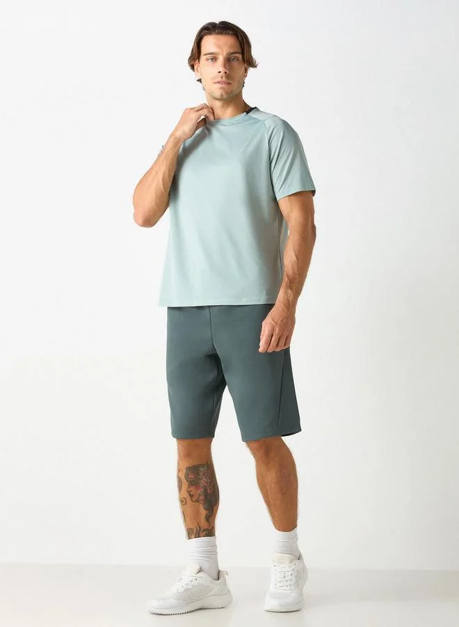 ADOT by Splash Drawstring Closure Shorts with Pockets