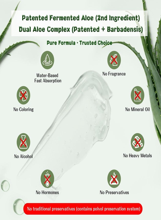 OUKEYA Aloe Vera Gel - Soothing, Hydrating, and Nourishing for Face & Body 5.07 Fl Oz | 98% Natural Aloe Vera, Pure & Organic for After Sunburn Relief, Skincare & Hair Hydration, Calming Moisturizing - Image 3