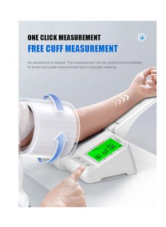 REALBLAD REALBLAD Arm-Type Blood Pressure Monitor - Convenient No-Tie Cuff with Movable Arm Barrel, One-Touch Operation, and Intelligent Voice Guidance for Accurate Readings  - Image 1