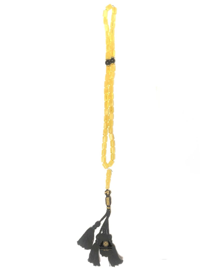Miracle Empire Original Amber Prayer Beads 45 Kahramanbar Onyx Vip Only Exclusive Design  - Image 2
