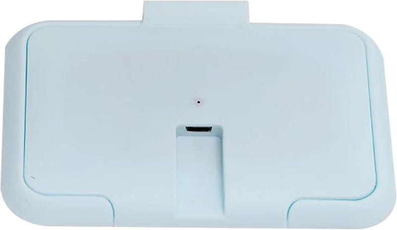 مسخن مناديل الأطفال باللون الأزرق USB يسخن بسرعة ويحافظ على درجة حرارة ثابتة، مناسب للاستخدام في المنزل والسيارة - Image 1