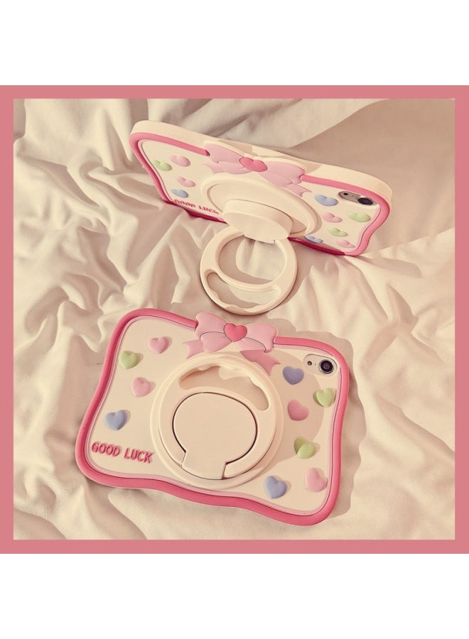 Girly Pink Bow Love 360 ​​Rotating IPad Pro 2025 Protective Case New Model Suitable For Apple IPad Air6