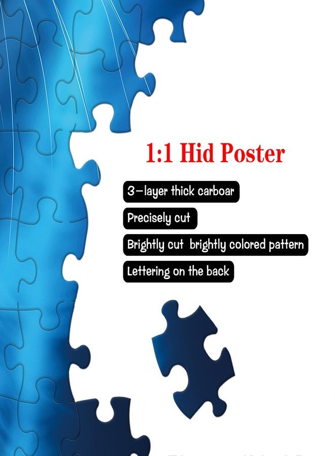 Cafly Jigsaw Puzzles 1000 Pieces for Adults - Challenging Fun Puzzles Stunning Art Wall Decor, Gift for Adult Puzzle Lovers, Blue Aura C0821 - Image 3