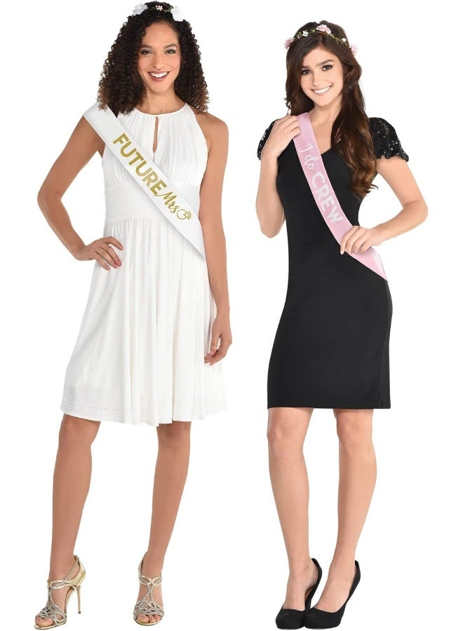 Amscan شريط العروس - 30" | متعدد الألوان | 8 قطع.