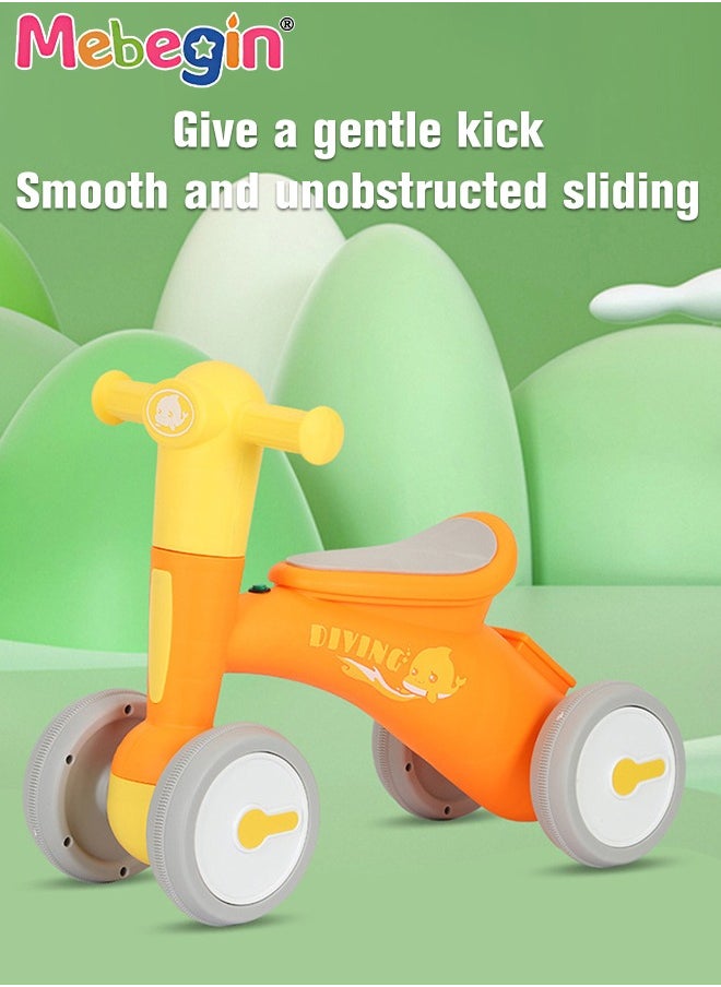 MEBEGIN - 2 in 1 Interactive Rocking Horse with Rocking Base and Music, Fun Toddler Rocker with Rocking and Sliding Ways to Play, Removable Ride-on Rocking Animal with 4 Silence Wheels, Creative Early Education Toy, Easy to Swing and Assemble - Image 1