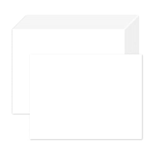 Goefun 300 Pack White Blank Cardstock 5x7 Thick Paper，Goefun 80lb Flat Cards Stock Printer Paper for Invitations, Postcards, Photos, DIY Card Making - Image 1