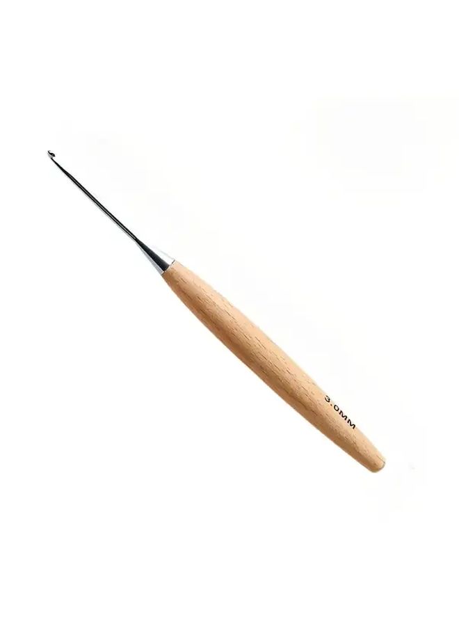 Multi Size Wood Crochet Hooks Knitting Needles 3mm Single Ended Solid Wood Handles for Amigurumi Lace Sweaters Hats Crafting Tools Beginners Experts - Image 5