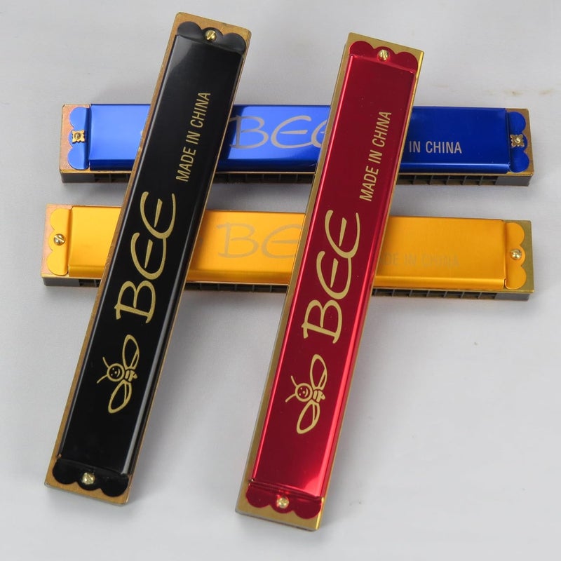 Eis Harmonica Mouth Organ with 24 Holes | Musical Instrument 24 Notes Bee Mouth Organ for kids/Harmonica Mouth Organ Harmonica, Key of C Major for Beginner, Adults, Kids - Image 1