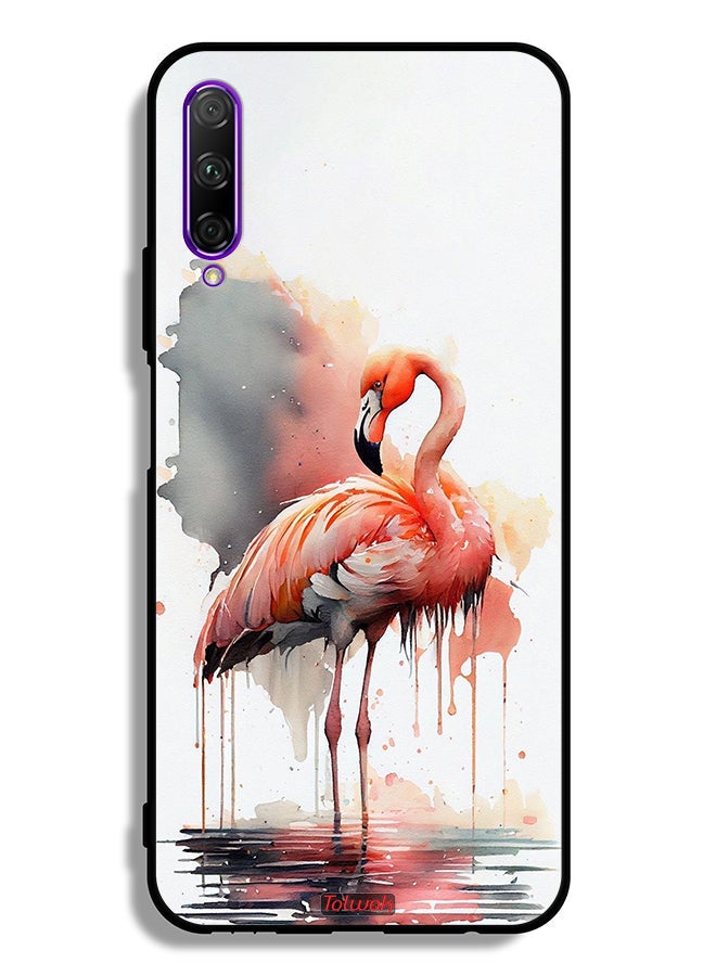 Tolwak Honor 9X Pro Protective Case Cover Tropical Watercolor Art - Image 2