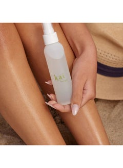 KAI Body Glow, 4 Fl Oz, dry body oil with jojoba, chamomile, cucumber extracts, moisturizes and leaves a radiant glow with a fresh + clean fragrance, vegan, cruelty free, made in the usa  - Image 3