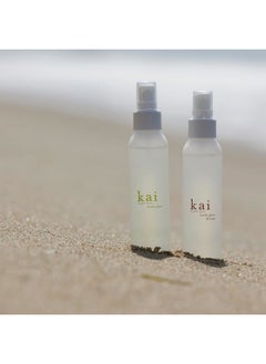 KAI Body Glow, 4 Fl Oz, dry body oil with jojoba, chamomile, cucumber extracts, moisturizes and leaves a radiant glow with a fresh + clean fragrance, vegan, cruelty free, made in the usa  - Image 4