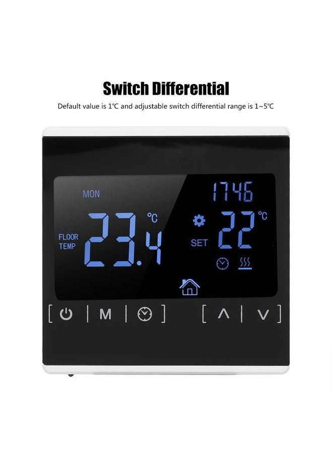 Thoraya MH1822 Electric Heating Thermostat Temperature Controller （White）  - Image 5