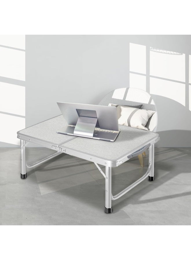 Panvil Compact Folding Table - 2 Feet – Lightweight Portable Aluminum Camping Table with Adjustable Height – Table for Indoor & Outdoor Use, Picnic, Travel, BBQ, and Camping - Image 2