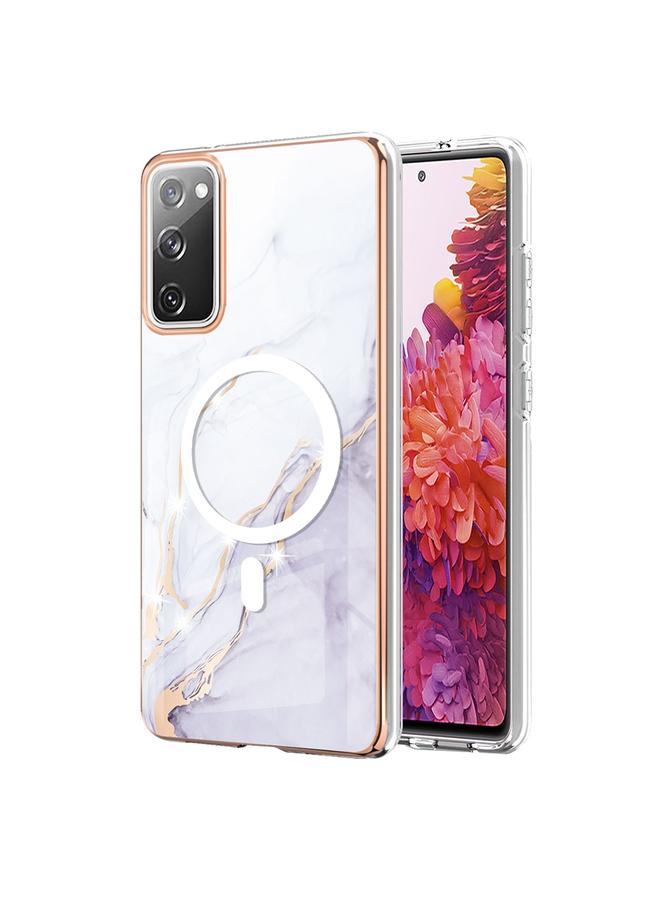 اس-توب جراب لهاتف Samsung Galaxy S20 FE 5G&4G / S20 Lite / S20 Fan Edition بنمط رخامي مزدوج الجوانب IMD Magsafe TPU - Image 1