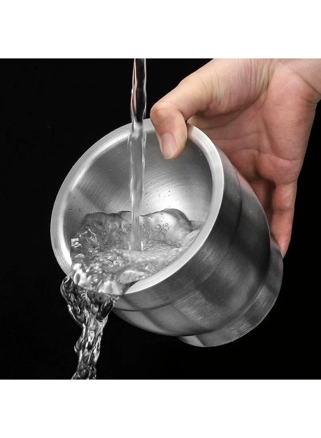 اداه هون معدني مستورد 10 بوصة مع غطاء سيليكون متين لتحضير التوابل والأعشاب بسهولة (AR - Image 3