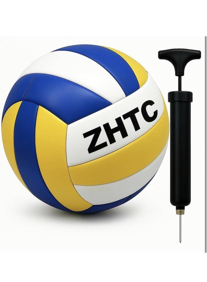 ZHTC Match Quality vollyball PU Rubber Material Long Lasting performnce Indoor Outdoor use Durable vollyball Waterproof Heavy Duty - Image 1