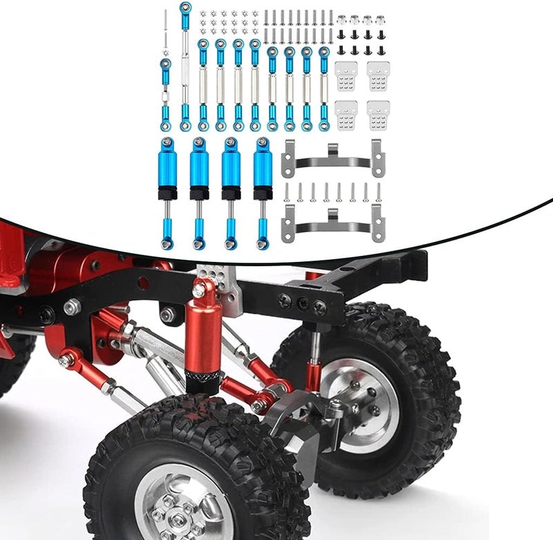 klarako Upgrade RC Spare Parts Shock /16 Scale for WPL Car Modification , Blue - Image 5