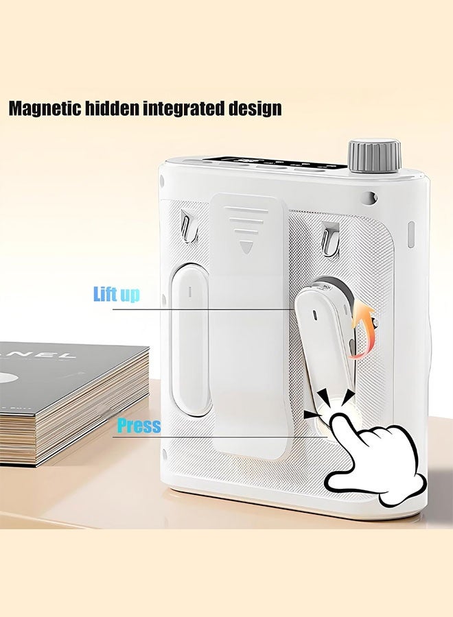 مكبر صوت للمعلمين مزود بميكروفونين لاف وبطارية طويلة الأمد - Image 4