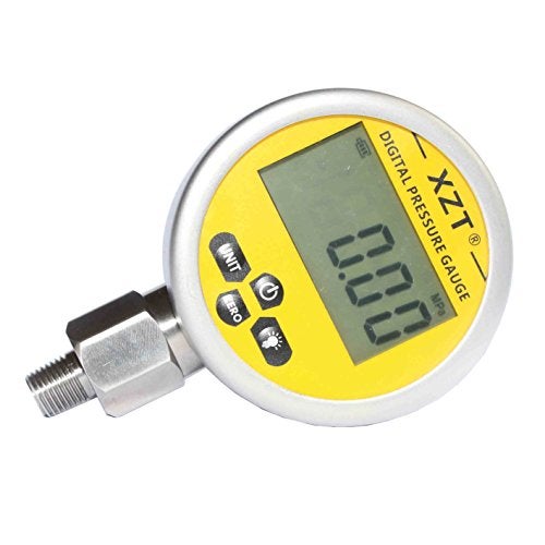 XZT 3.15" 10000 PSI Digital Hydraulic Pressure Gauge,Pressure Manometer, Pressure Sensor with 1/4-Inch NPT Connector,Base Entry - Image 1