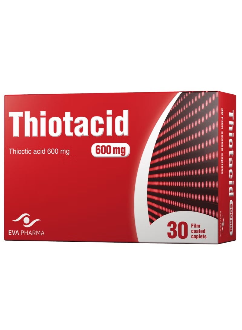ثيوتاسيد ألفا ليبويك أسيد 600 مجم 30 قرص - Image 1