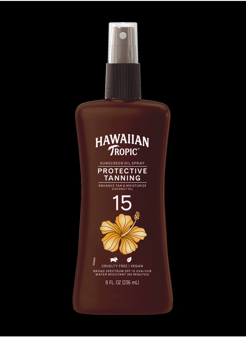 هاوايان تروبيك Hawaiian Tropic Tanning Dry Oil SPF15 236ml