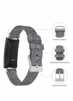 Y&D Soft Nylon Canvas Woven Band for Fitbit Inspire HR  - Image 2