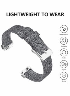 Y&D Soft Nylon Canvas Woven Band for Fitbit Inspire HR  - Image 3