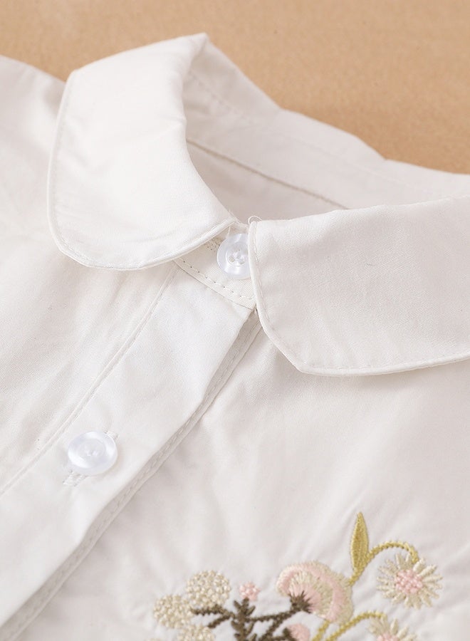 دب رائع بلوزة الكمام الطويلة لرقبة الفتيات المطوق - Image 3