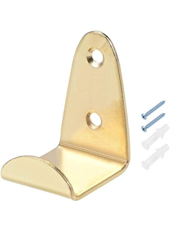 طقم تعليق الصور الذهبي 20 قطعة خطافات حائط متينة تتحمل 8 كجم - Image 2