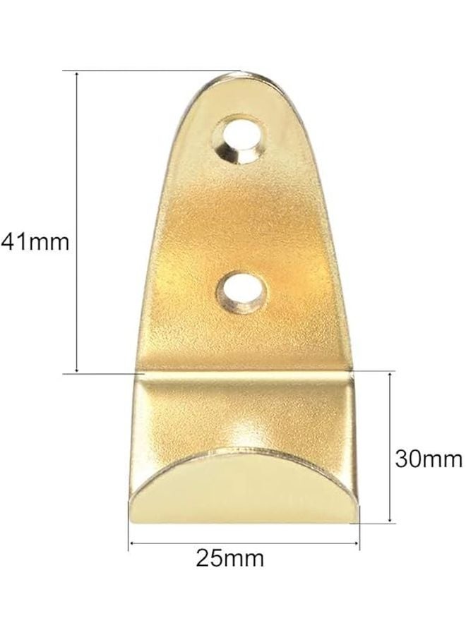 طقم تعليق الصور الذهبي 20 قطعة خطافات حائط متينة تتحمل 8 كجم - Image 3
