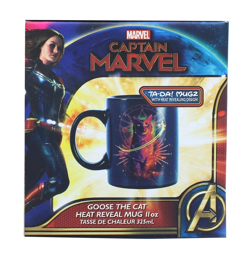 Marvel Captain Marvel Heat Reveal Goose Cat 11oz Ceramic Mug - Image 4
