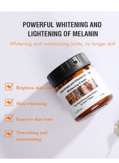 MOOYAM Dark Knees and Elbows Strong Whitening Cream, Whitening Cream for Correcting Dark Spots, Armpits, Neck, Knee, Elbow, Inner Thigh, Intimate Area, 120g  - Image 5