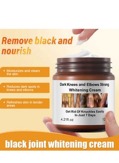 MOOYAM Dark Knees and Elbows Strong Whitening Cream, Whitening Cream for Correcting Dark Spots, Armpits, Neck, Knee, Elbow, Inner Thigh, Intimate Area, 120g  - Image 1