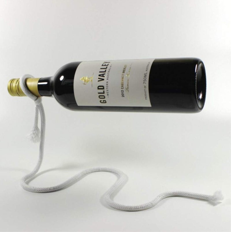 Fantasee Magic Suspending Rope Wine Holder, Floating Illusion Wine Rack Bottle Holder Novelty Gift for Kitchen Home Decoration (Suspending Rope) - Image 5