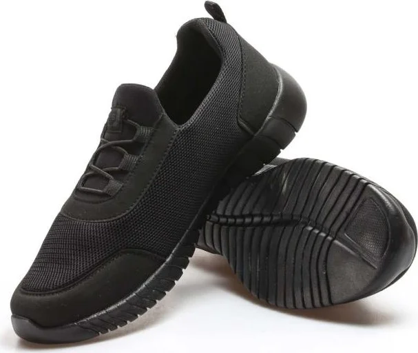 Fast Step Unisex Daily Walking Casual Sneaker Comfortable Sports Lightweight Shoes Black 869xa576