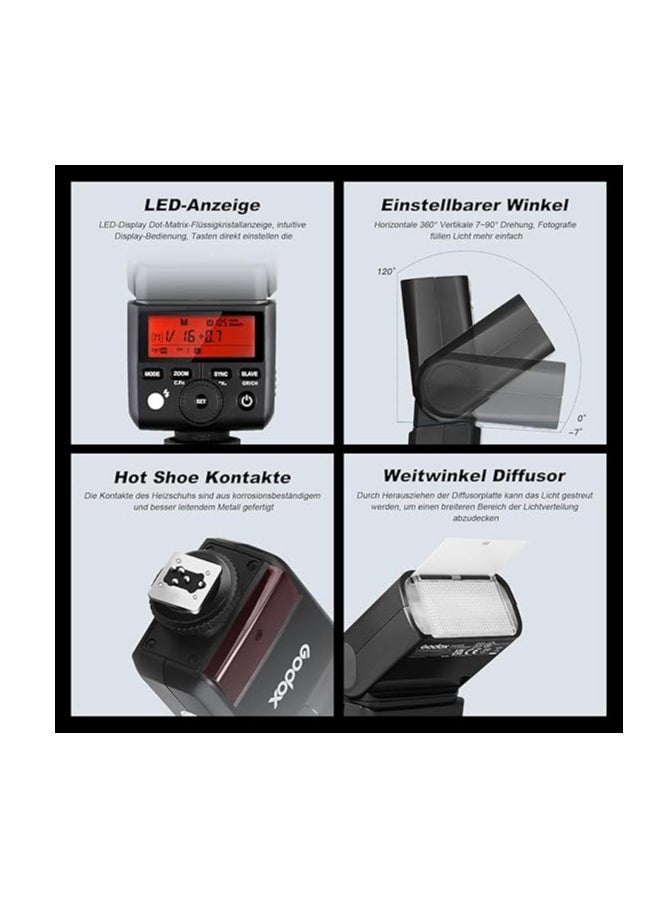 Godox Godox TT350F Speedlite Camera Flash for Fujifilm 2.4G Wireless X System  - Image 4