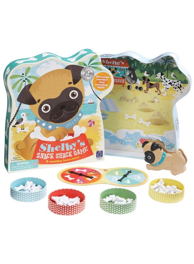 Educational Insights Shelby's Snack Shack Game, Preschool Math Game with Spinner for 2-4 Players, Fun Family Board Game for Kids Ages 3 4 5 - Image 1