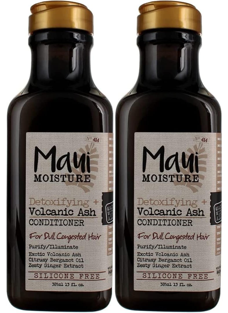 MAUI MOISTURE - Maui Moisture Conditioner Volcanic Ash 13 Ounce 385ml 2 Pack - Image 1